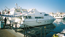 Plowman Craven yacht at MIPIM